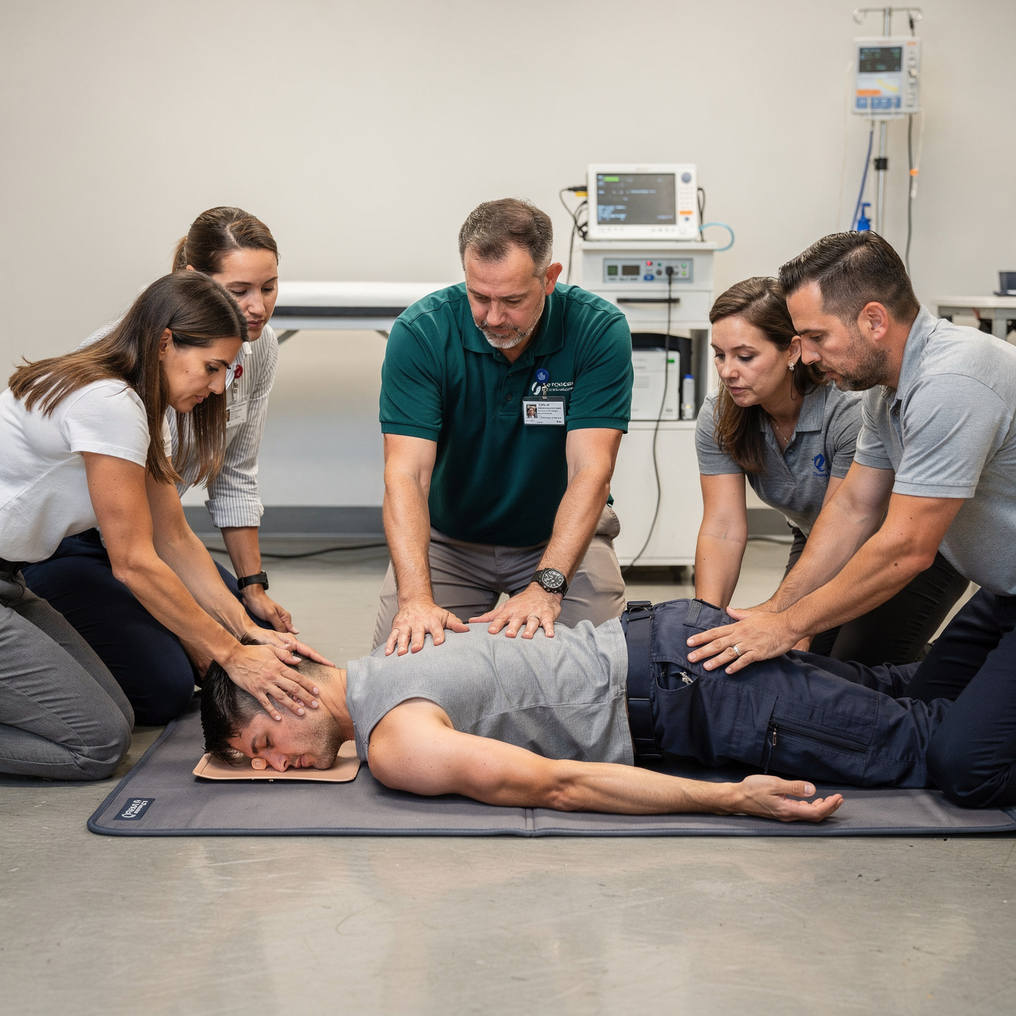 flux pro 2.0 hyper realistic emergency response simulation where an instructor teaches the re 0
